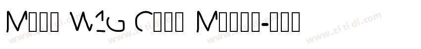 Mark W1G Cond Mediu字体转换